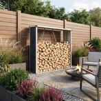 [casa.pro] Stalen brandhout rek Kalmar houtopslag 155x45x157, Verzenden