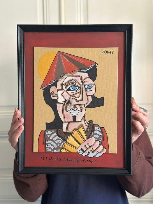 Aket Kubic (1989) - 353 OF 365 : UN VIEIL ÉTANG, Antiek en Kunst, Kunst | Schilderijen | Modern