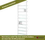 Spinder Cubic 11 wandplank staal glas wit, Ophalen of Verzenden, Nieuw, Overige materialen