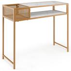 Console Tafel 2-Laags Kunstmarmer Banktafel Moderne Entree T