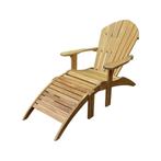 Canadian teakhouten relaxset 2-delig, Tuin en Terras, Tuinstoelen, Ophalen of Verzenden, Nieuw, Teakhout