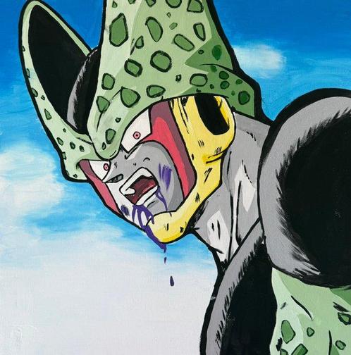 Banakkan - Cell - Dragon Ball Z - Anime #7, Antiek en Kunst, Kunst | Schilderijen | Modern
