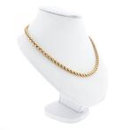 18 krt. Gouden vossenstaart schakel collier | 40,5 cm, Ophalen of Verzenden, Gebruikt, Overige kleuren, Goud