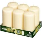 Bolsius stompkaars 130/60 mm ivoor, tray 1 x 6 stuks, Huis en Inrichting, Verzenden