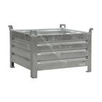 Stapelbak staal vaste constructie stapelbak 4 wanden, Ophalen of Verzenden