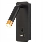 LED leeslamp - 25mm - USB-A + USB-C poort - Zwart, Ophalen of Verzenden, Nieuw