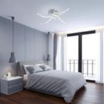 Moderne LED plafondlamp golvend chroom 32W, Verzenden, Nieuw