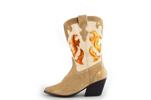 Omoda Cowboy laarzen in maat 37 Beige | 25% extra korting, Kleding | Dames, Schoenen, Beige, Zo goed als nieuw, Verzenden