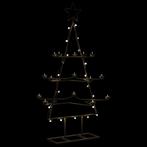 vidaXL Kerstdecoratie kerstboom 105 cm metaal zwart, Verzenden, Nieuw