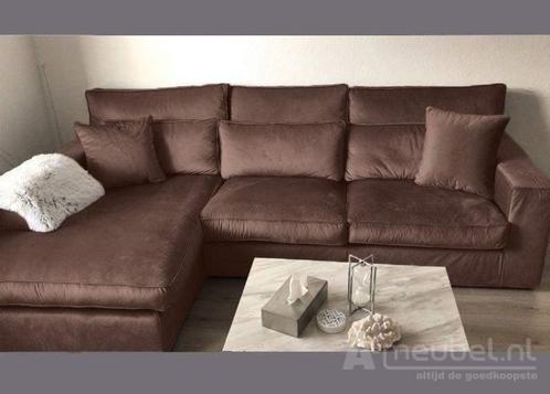 Oudenbosch Longchair - loungebanken - Bruin, Huis en Inrichting, Banken | Sofa's en Chaises Longues, Nieuw, Stof