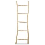 vidaXL Handdoekenladder met 5 sporten 45x150 cm teakhout, Huis en Inrichting, Verzenden, Nieuw, Bruin