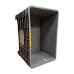 Palletbox 640x1060x670mm gesloten 285 liter, 4 poten,, Doe-het-zelf en Verbouw, Kratten en Dozen, Gebruikt, 40 tot 60 cm, Overige typen