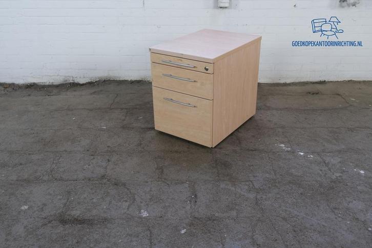 Ladeblok | Tweedehands | 3 lades | Archieflade| Hout / peren, Huis en Inrichting, Kasten | Ladekasten, Gebruikt, Verzenden