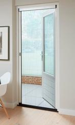 2dekans | Bruynzeel Plisséhordeur s900 B 96x197-200 wit, Doe-het-zelf en Verbouw, Deuren en Horren, Ophalen of Verzenden, Zo goed als nieuw