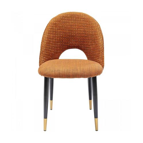 *WOONWINKEL* Kare Design Hudson Design Eetkamerstoel Oranje, Huis en Inrichting, Stoelen, Nieuw, Stof, Verzenden