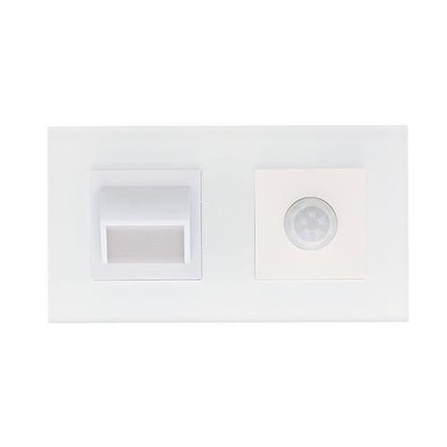Rome wit-glas traplampje en sensor PIR scombinatie compleet, Hobby en Vrije tijd, Elektronica-componenten, Ophalen of Verzenden