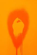 Otto Piene (1928-2014) - Orange Yellow First Original