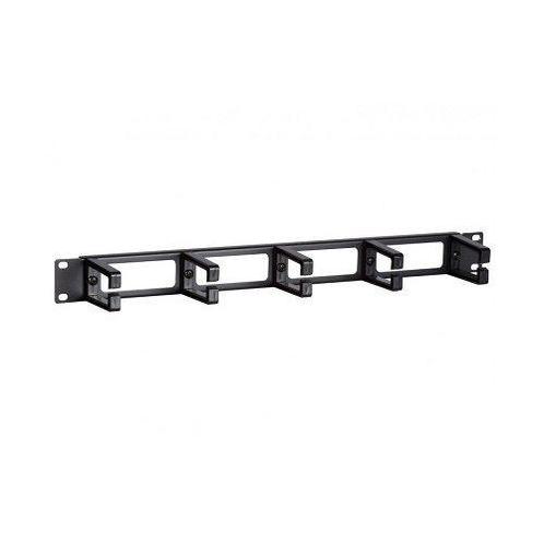 1U 19 inch kunstof kabelgoot met 5 haken 483x75x45mm, Doe-het-zelf en Verbouw, Elektra en Kabels, Nieuw, Ophalen of Verzenden