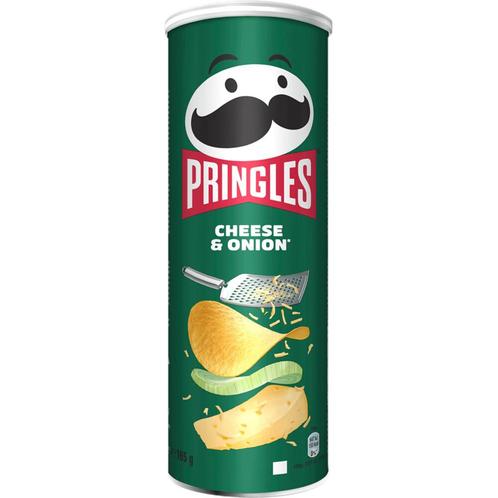 6x Pringles Chips Cheese & Onion 165 gr, Diversen, Levensmiddelen, Verzenden