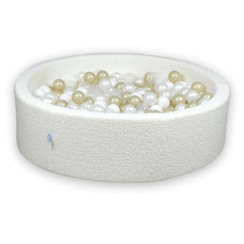 Ballenbak teddystof 110x30 cm met 400 ballen (Speelgoed), Kinderen en Baby's, Speelgoed | Educatief en Creatief, Nieuw, Ophalen of Verzenden