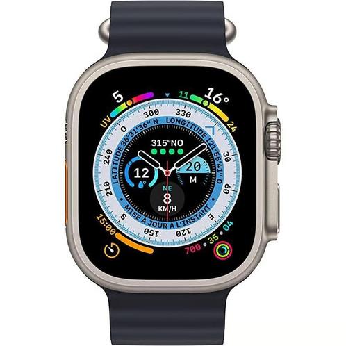 Apple Watch Ultra 49mm LTE Titanium met GARANTIE & verzen..., Telecommunicatie, Mobiele telefoons | Apple iPhone, Zo goed als nieuw
