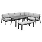 Garden Impressions Tarera lounge dining set 6-delig - donker, Tuin en Terras, Tuinsets en Loungesets, Verzenden, Nieuw