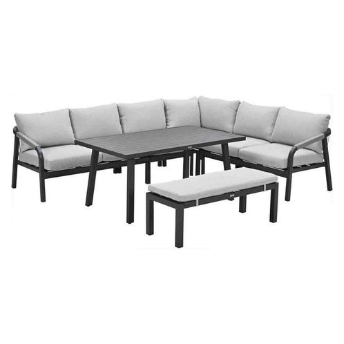 Garden Impressions Tarera lounge dining set 6-delig - donker, Tuin en Terras, Tuinsets en Loungesets, Verzenden