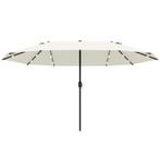 TRUUSK Parasol Ovaal Creme Wit 440 X 260 Cm, Tuin en Terras, Verzenden, Nieuw