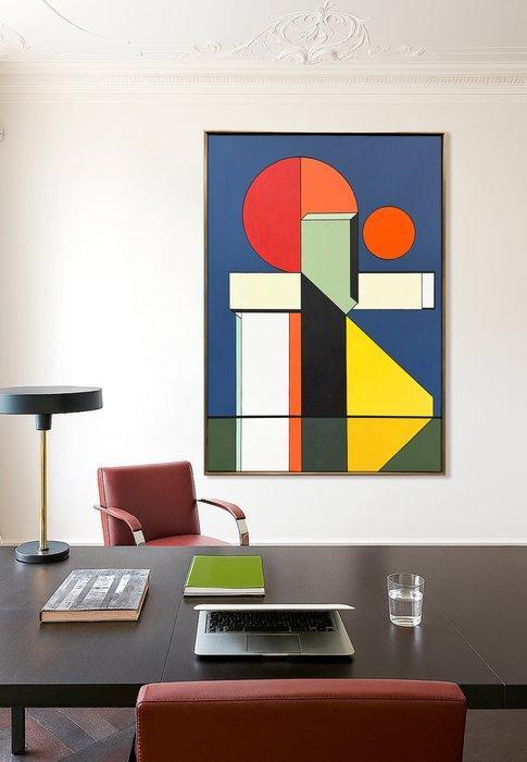 Alejandro Gonzalez - Arquitecturas Geométricas 108 - XL -, Antiek en Kunst, Kunst | Schilderijen | Modern