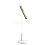 Belux Esprit Tafellamp LED, wit/goud - met tafelvoet, Huis en Inrichting, Lampen | Tafellampen, Verzenden, Nieuw
