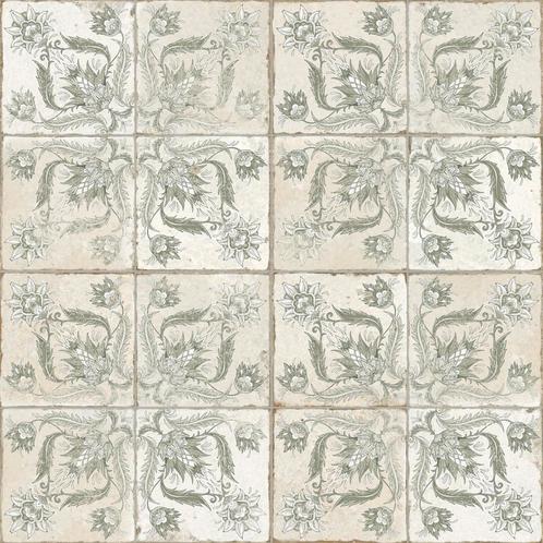 Vloertegel fs ivy sage groen 45x45cm 4 in 1 vloertegel, Doe-het-zelf en Verbouw, Tegels, Vloertegels, Nieuw, 10 m² of meer, Keramiek