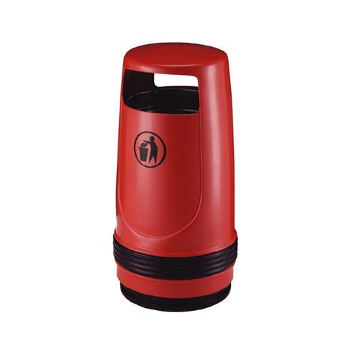 Buitenafvalbak Merlin - rood, Huis en Inrichting, Woonaccessoires | Prullenbakken, Nieuw, Verzenden