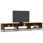 vidaXL Tv-meubel 270x40x46 cm bewerkt hout gerookt, Verzenden, Nieuw, Overige houtsoorten