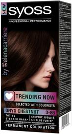 SYOSS TRENDING NOW 3-86 ONYX CHESTNUT HAARVERF PAK 1 STUK, Verzenden, Nieuw