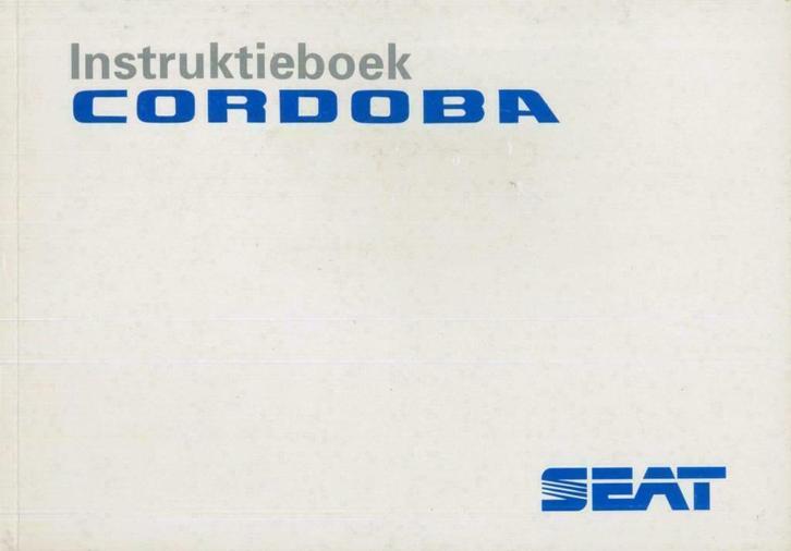 1993 Seat Cordoba Instructieboekje Handleiding, Auto diversen, Handleidingen en Instructieboekjes, Verzenden