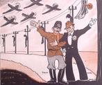 Stalin en Mustafa Kemal Atatürk? op spotprent (lijst optie), Antiek en Kunst, Verzenden