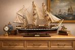 ENORME Voilier Fregate LE BELEM en bois 90CM bateau, Nieuw