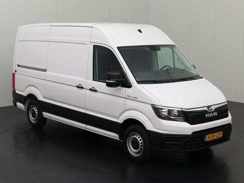 MAN TGE 2.0TDI 140PK DSG Automaat L3H3, Auto's, Bestelauto's, Lease, Overige kleuren, Automaat, Financial lease, Wit, MAN, Stof