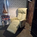 Ennis Relaxfauteuil  - SC-france white, Huis en Inrichting, Nieuw, Leer