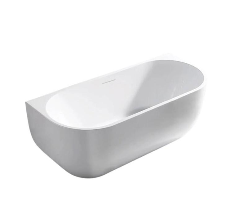 Half Vrijstaand Bad 180cm Wit, Huis en Inrichting, Badkamer | Complete badkamers, Nieuw, Verzenden