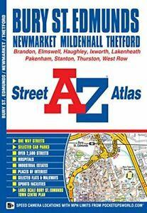 Bury St Edmunds Street Atlas (A-Z Street Atlas S.) By, Boeken, Atlassen en Landkaarten, Zo goed als nieuw, Verzenden