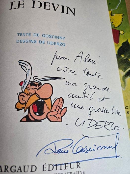 Astérix T19 - Le Devin + dédicaces manuscrites dUderzo et, Boeken, Stripboeken