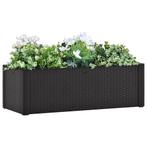 vidaXL Plantenbak hoog zelfbewateringssysteem 100x43x33 cm, Tuin en Terras, Bloembakken en Plantenbakken, Kunststof, 100 cm of meer