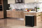 EKO - E-Cube recycling pedaalemmer 28+18 liter - Stainless, Verzenden, Zo goed als nieuw