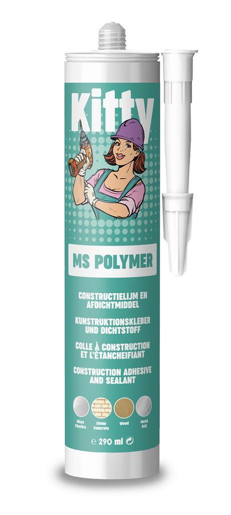 KITTY ms-polymer - montagekit, afdichtingskit, Doe-het-zelf en Verbouw, IJzerwaren en Bevestigingsmiddelen, Nieuw