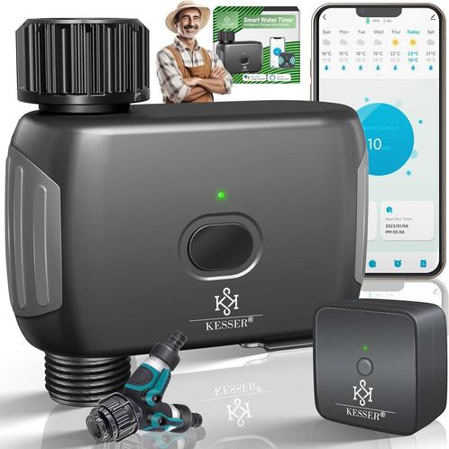 KESSER® Irrigatiebesturing met App - Irrigatiesysteem - Grij, Caravans en Kamperen, Tentaccessoires, Nieuw, Verzenden