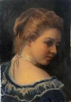 Europese school (XIX) - Profilo di donna
