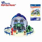 3D Puzzel: House card (blauw), Nieuw