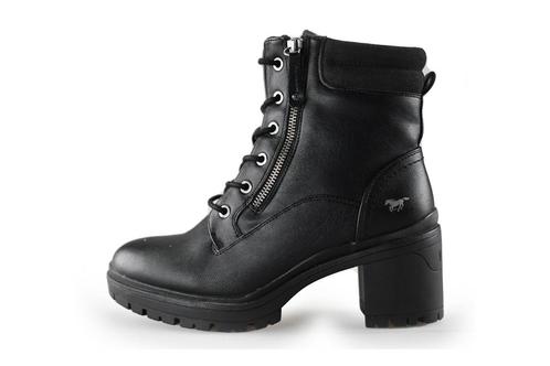 Mustang Veterboots in maat 39 Zwart | 10% extra korting, Kleding | Dames, Schoenen, Zwart, Zo goed als nieuw, Overige typen, Verzenden