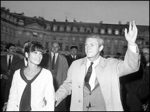 André Sas (1928-2020) - Steve McQueen et Ali Macgraw, ca., Antiek en Kunst, Kunst | Schilderijen | Modern